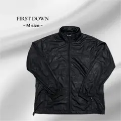 【FIRST DOWN】スタンドネックウインドブレーカー / ナイロンジャケットのサムネイル