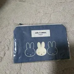 miffy in SEOUL ミッフィー ポーチ　韓国限定　デニムのサムネイル