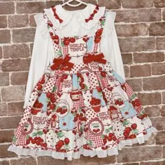 Emily Temple cute ストロベリーボンボン スクエアワンピタグ付き