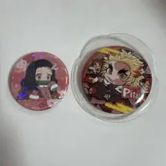 鬼滅の刃 缶バッジ 2点セット