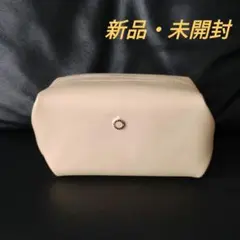 《新品未開封》BVLGARI ブルガリ　ベージュ ポーチ　エミレーツ　ノベルティ
