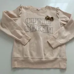 CRT CUTIE 裏起毛トレーナー　150cm