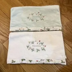 WEDGWOOD ワイルドストロベリー　 フェイスタオル　２枚セット