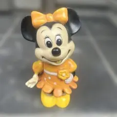 ビンテージ ミニーマウス ソフビ 貯金箱 現状品 1970年代製 ディズニー