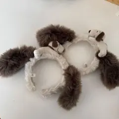 スヌーピー　ペア　カップル耳カチューシャ USJキャラクター