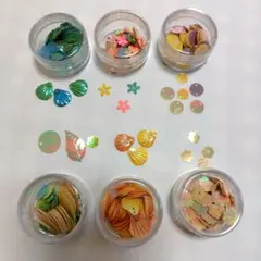 スパンコール まとめ売り 6種セット ハンドメイド 手芸素材