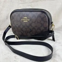 ✨極美品✨【COACH】シグネチャー ショルダーバック カメラバッグ レザー COACH コーチ ショルダーバッグ レディース シグネチャー カメラバッグ