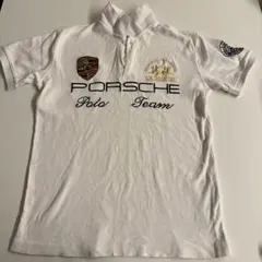 【ポルシェ】Porsche ポロシャツ 白 L サイズ 男