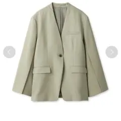 Mila owen テーラードジャケット ライトグリーン O