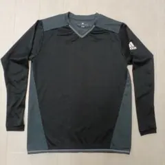 adidas クライマライト 160 サッカー 長袖シャツ ブラック アディダス