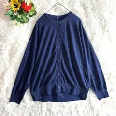 ユニクロ UVカット リラックスカーディガン 長袖 XL 大きいサイズ