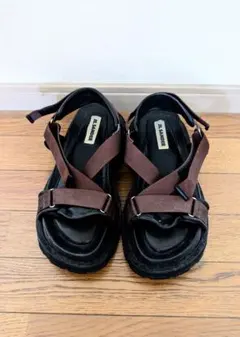 JIL SANDER サンダル ブラウンのサムネイル