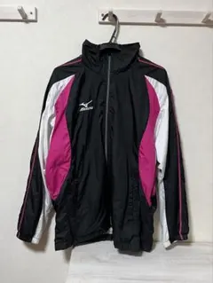 Mizuno ウィンドブレーカー ブラック/ピンク　Lサイズ