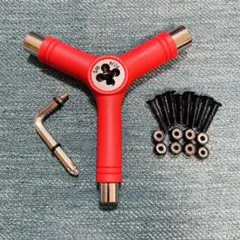 スケートボード　Y字ツール+6角ヘッド1インチビス トラックのアクセル修復