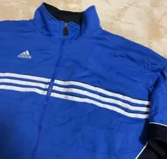 adidas アディダス トラックジャケット XL サッカー ジャージ 刺繍ロゴ