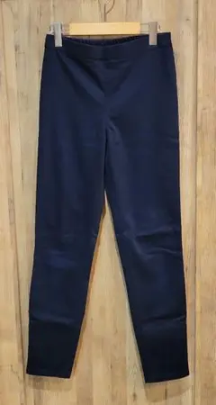 ネイビー スリムフィット カジュアルパンツ