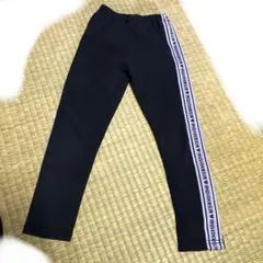 LOVESICK GIRL 黒レギンス サイドストライプ