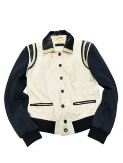 diesel ディーゼル 肩ライン テディジャケット 短丈 スタジャン ブルゾン