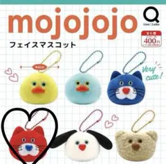 mojojojo フェイスマスコット　ネコ　赤