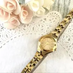 【動作OK】MARGARET HOWELL 腕時計 オクタゴン イエローゴールドのサムネイル