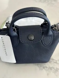新品未使用 LONGCHAMP ル プリアージュ キュイール XS ネイビーのサムネイル