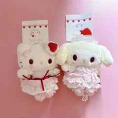 サンリオ　マスコットチャーム いちごホイップケーキ　キティ　マイメロ　マスコット