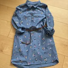 H&M 花柄長袖シャツ 120cm