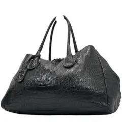 美品 FURLA クロコ型押し レザー ハンド ボストンバッグ e627 美品 FURLA クロコ型押し レザー ハンド ボストンバッグ e627