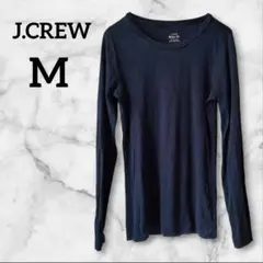 ✨１点限り✨J.CREW ネイビー長袖カットソー コットン100% 【M】
