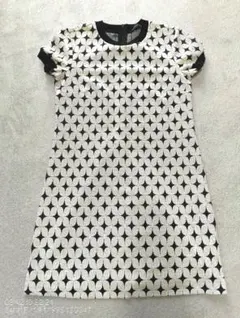 美品　ZARAザラ　WOMAN　レディース　Ａラインワンピース　幾何学模様