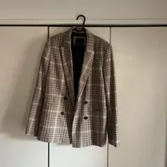 【美品】Bershka チェック柄 テーラードジャケットのサムネイル
