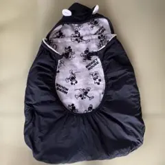防寒ケープ　ミッキーマウス柄