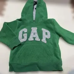 babyGap グリーン フード付きパーカー