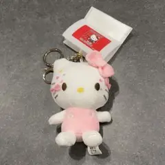 未使用品 ハローキティ ぬいぐるみ マスコット キーホルダー付き