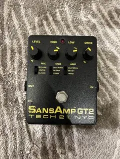 ジャンク品　SansAmp GT-2 TECH21 SANSAMP GT2 買取りました。デジマートにて￥14,800で