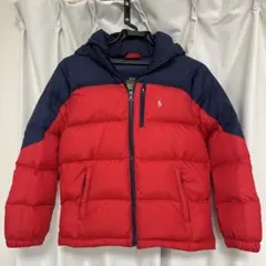 (*☆様 美品 ポロ・ラルフローレン フード付きダウンジャケット 150cm 即