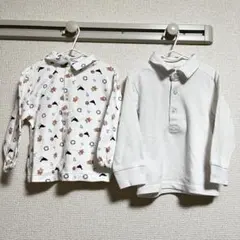 トップス　長袖　シャツ　90-100cm 2点セット　まとめ売り
