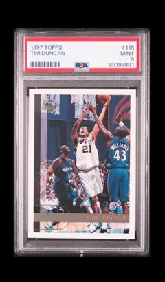 NBAカード ルーキーカード #115 Tim Duncan RC PSA8 - メルカリ