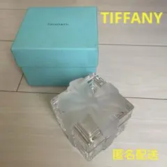 ティファニークリスタルボックス　ティファニーリボンボックス　小物入れ Tiffany & Co. - Tiffany&Co. ティファニー ボウ ボックス