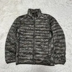 UNIQLO ユニクロ ウルトラライトダウン カモ柄 ジャケット 収納袋付き M
