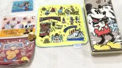 ミッキーマウス フェイスタオル・ポーチ　ハンカチ　セット