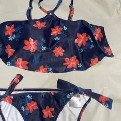 EMODA 水着　ビキニ　花柄　紺色のサムネイル
