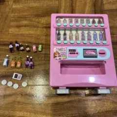 リカちゃん 自動販売機 本体 ミニチュア ドリンクセット