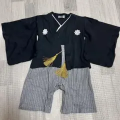 男の子　袴　黒　80サイズ