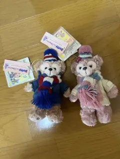 ダッフィー　シェリーメイ　ぬいぐるみバッジ