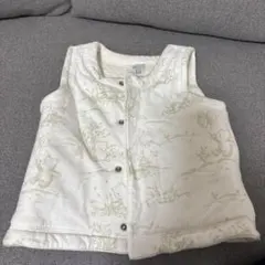 GAP ベビーベスト 18-24ヶ月 クリーム色