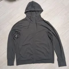 UNIQLO エアリズムUVカットメッシュフルジップパーカー XL グレー
