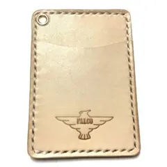 ハンドメイド 牛革 栃木レザー ヌメ革 カードケース パスケース