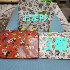 マチの大きい　ミッキーとトイ・ストーリーのバッグ３個+トイ・ストーリーバッグ１個