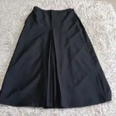 バナナリパブリック　ロングスカート　Aライン　黒